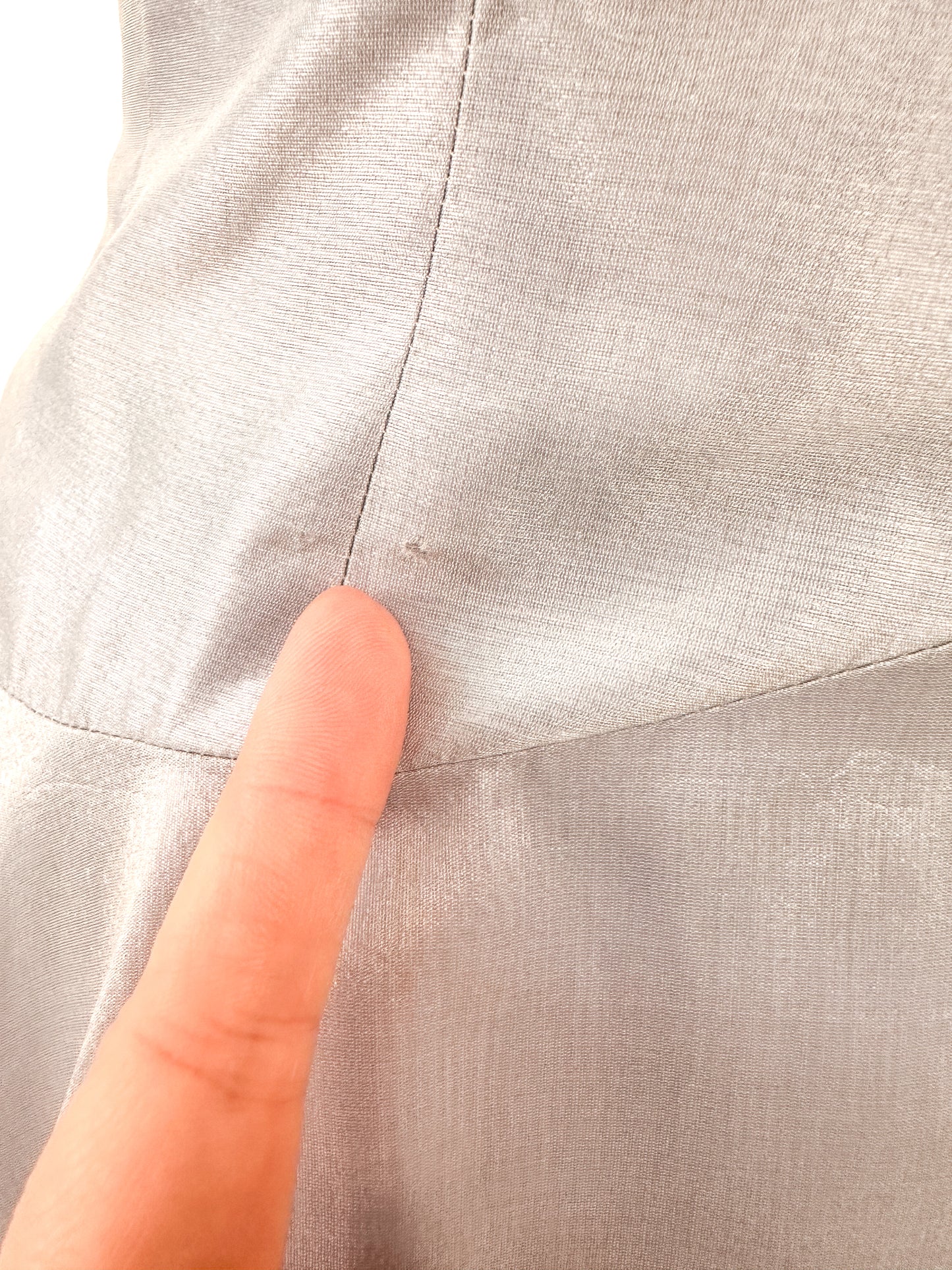 1950s Shimmering Light Blue Dress with Matching Coat / Waist 26