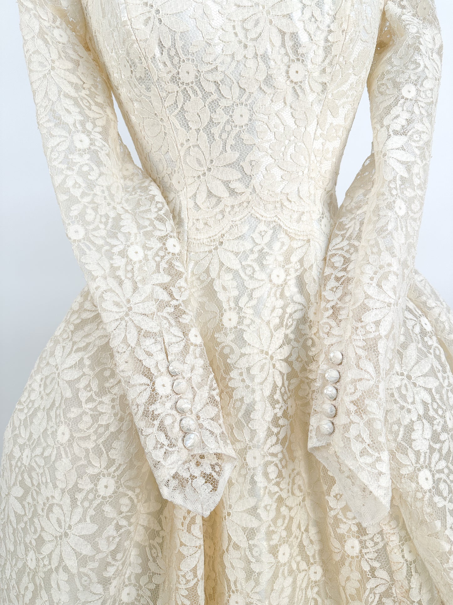 1950s Motaldo's Wedding Dress / Waist 24