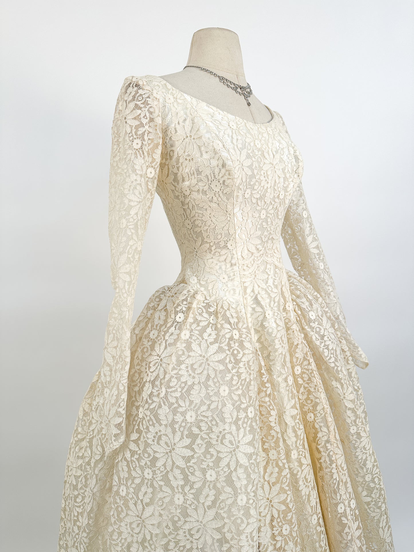 1950s Motaldo's Wedding Dress / Waist 24