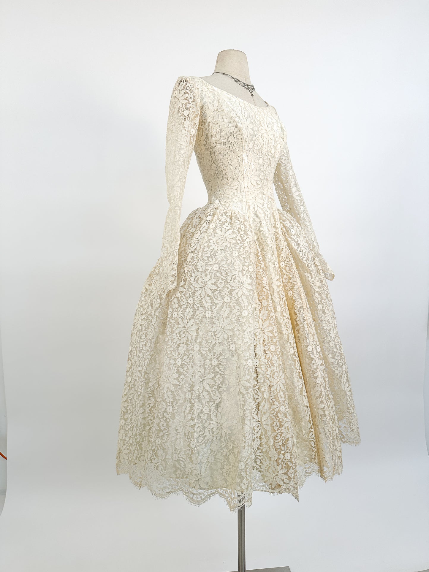 1950s Motaldo's Wedding Dress / Waist 24