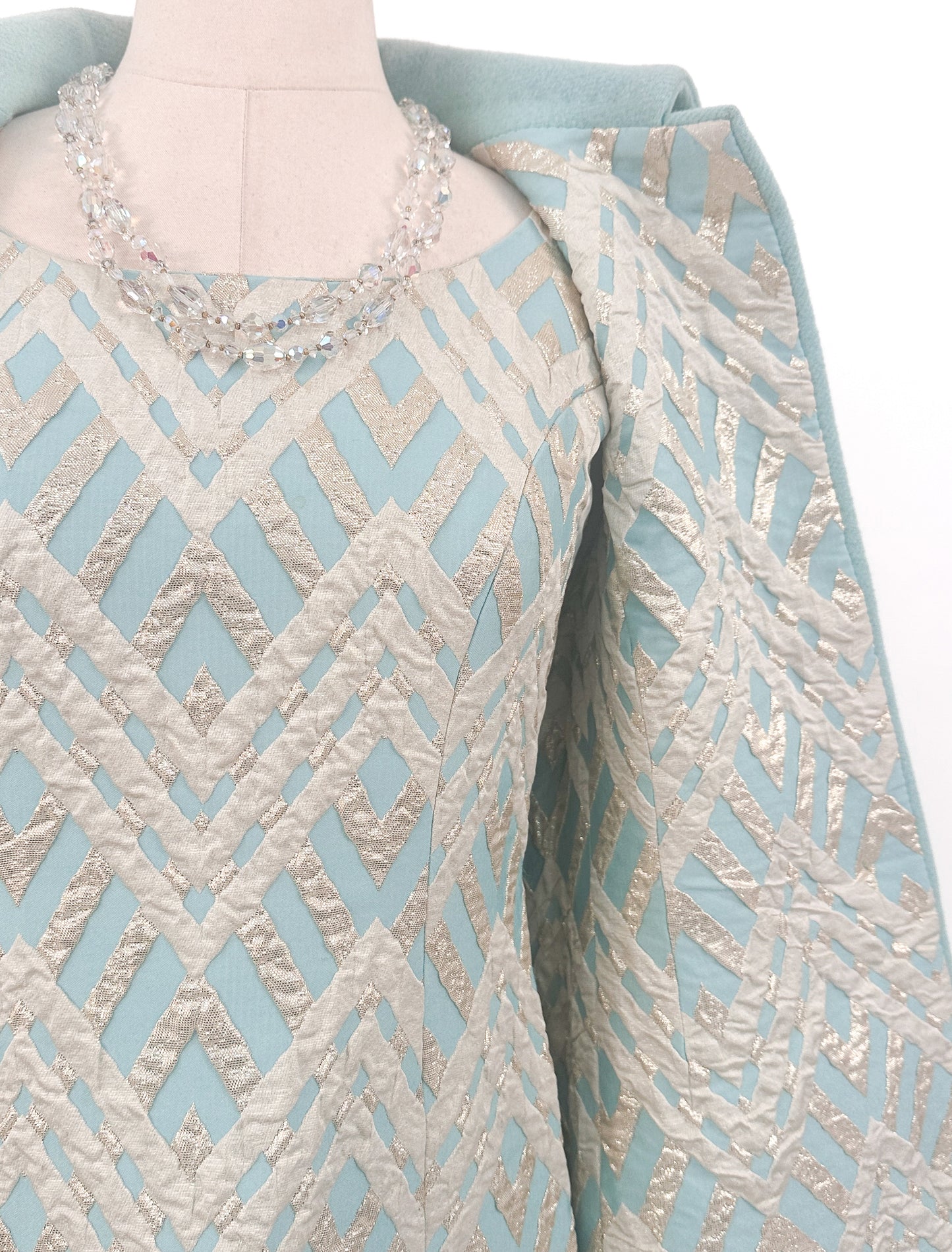 1960s Matching Two Piece Ensemble by Adele Simpson / Waist 28"