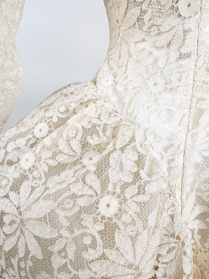 1950s Motaldo's Wedding Dress / Waist 24