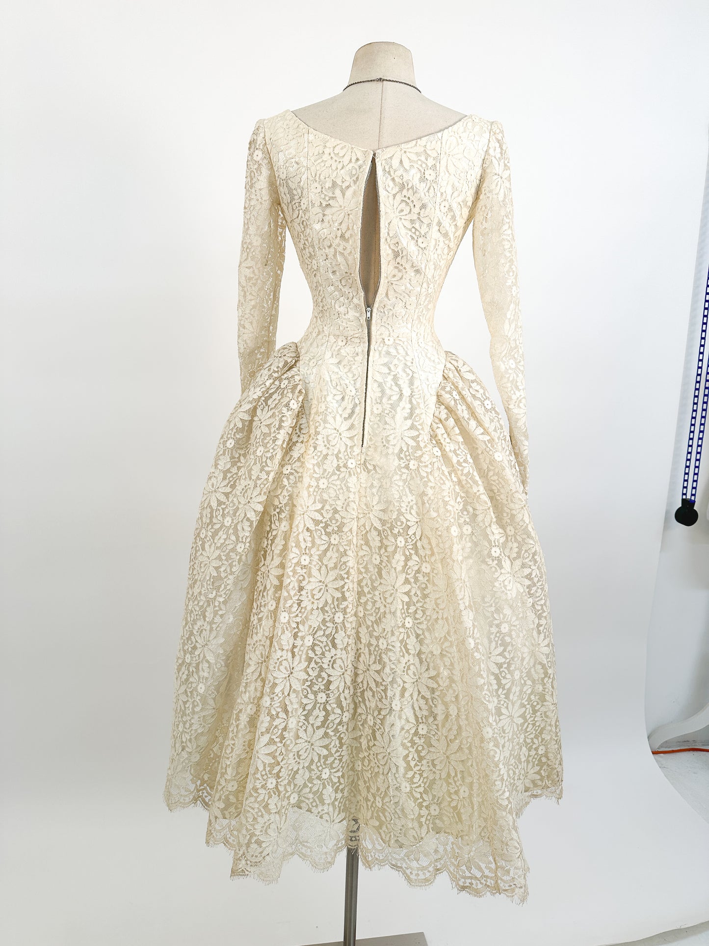 1950s Motaldo's Wedding Dress / Waist 24