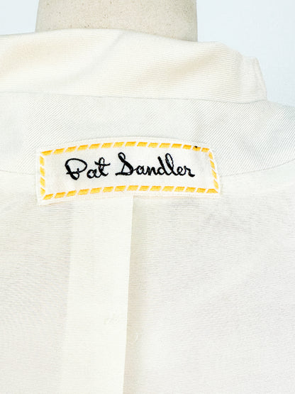 1960s Pretty Pink Floral Matching Shift and Jacket Set / Waist 32