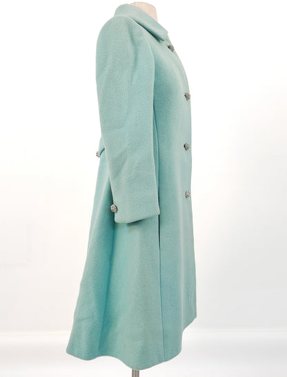 1960s Matching Two Piece Ensemble by Adele Simpson / Waist 28"