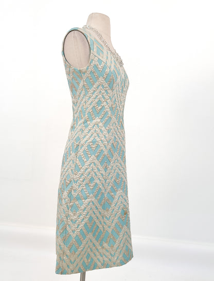 1960s Matching Two Piece Ensemble by Adele Simpson / Waist 28"
