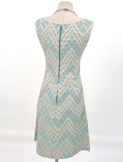 1960s Matching Two Piece Ensemble by Adele Simpson / Waist 28"