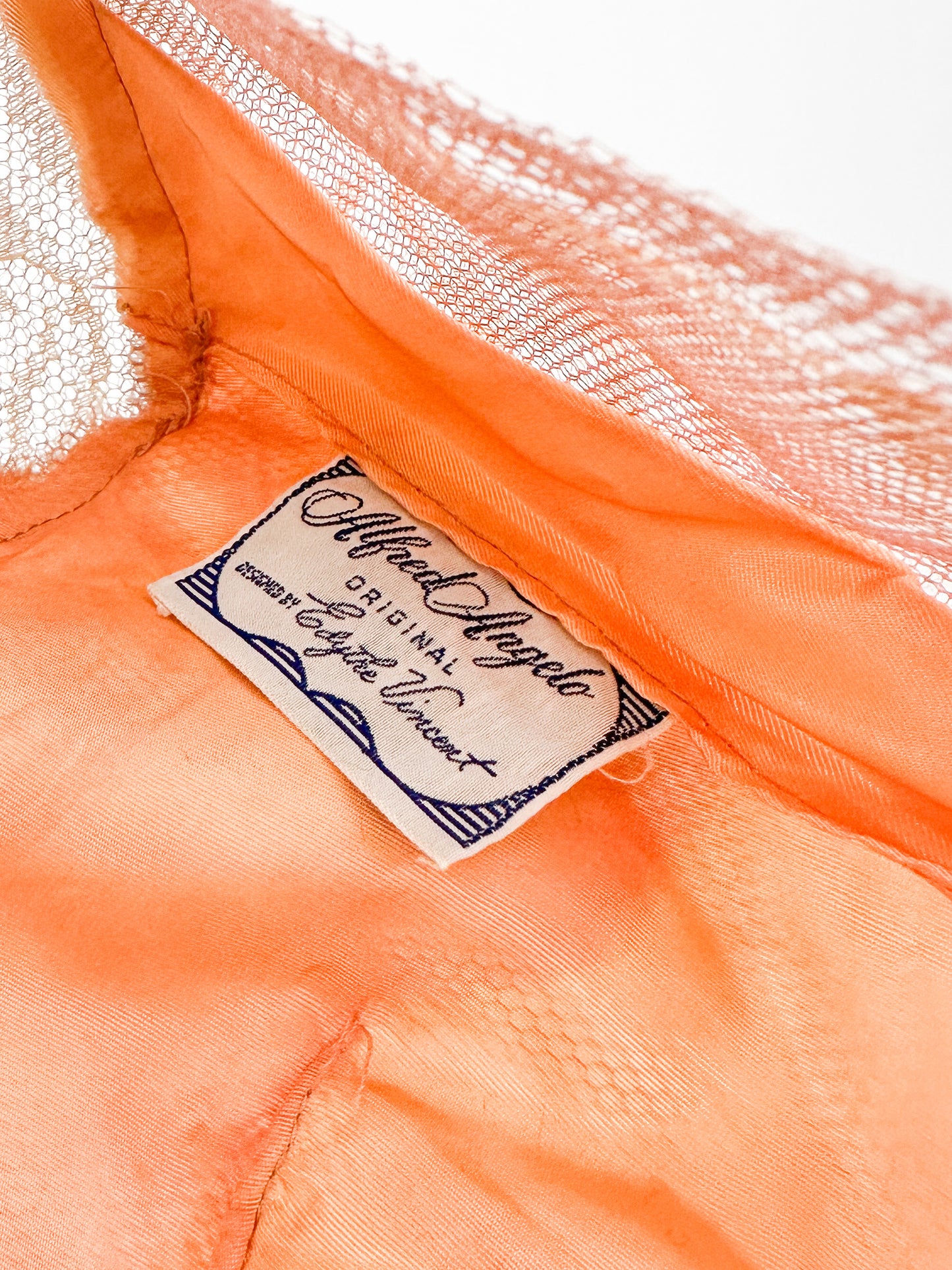 1950s Mocha Tulle and Lace Party Dress/ Waist 26