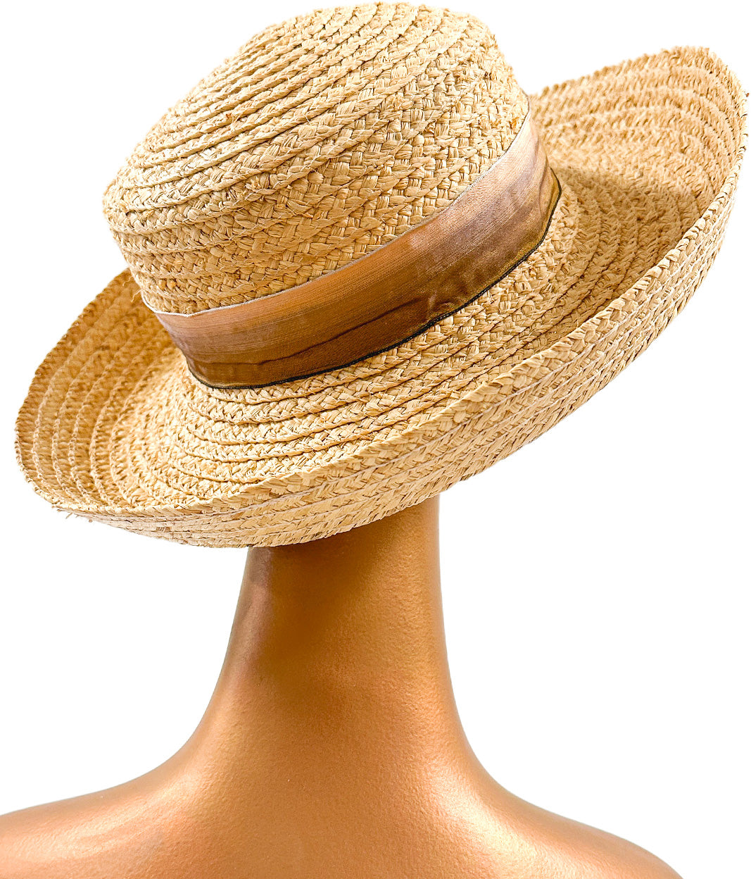 1990s 'Nancy Meyers' Romcom Summer Straw Hat with Hydrangeas