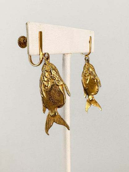 1970s Goldfish Earrings by The Metropolitan Art Museum
