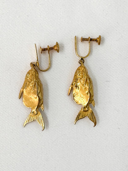 1970s Goldfish Earrings by The Metropolitan Art Museum