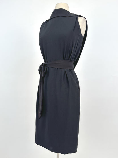 1960s Chic LBD with Glamorous Back / Waist 24