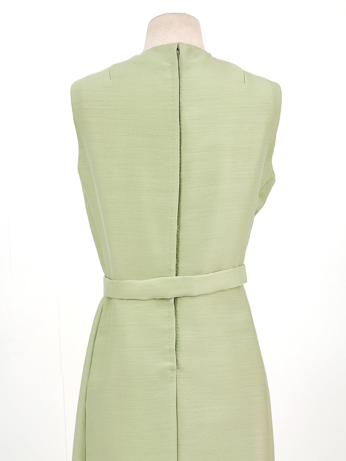 1960s Matching Pistachio Shift Dress & Swing Jacket / Bust 42