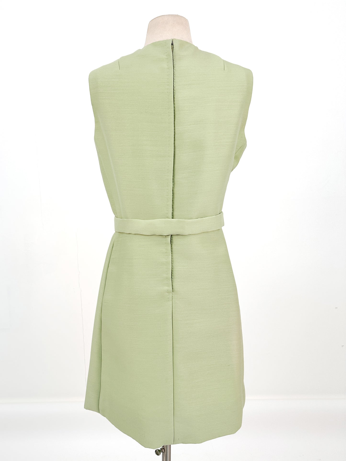 1960s Matching Pistachio Shift Dress & Swing Jacket / Bust 42