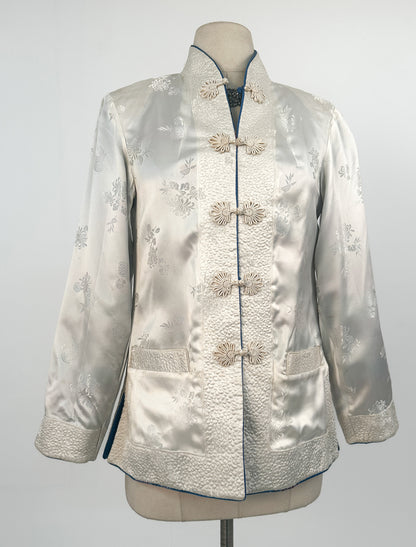 1950-60s Revisable Chinese Silk Jacket / Bust