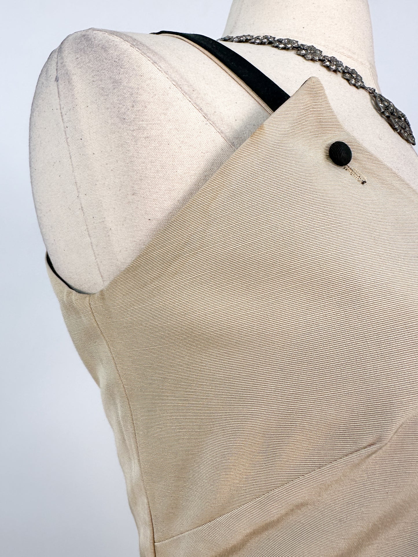 1950s Matching Two-Piece Top and Circle Skirt / Waist 26