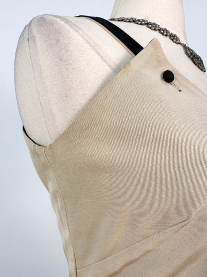 1950s Matching Two-Piece Top and Circle Skirt / Waist 26