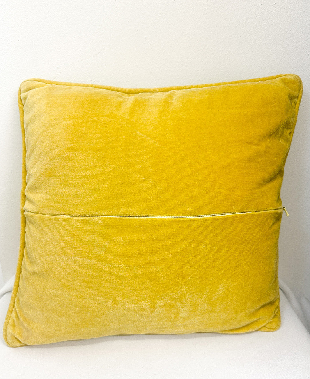 1940-50s Needlepoint Violets Throw Pillow