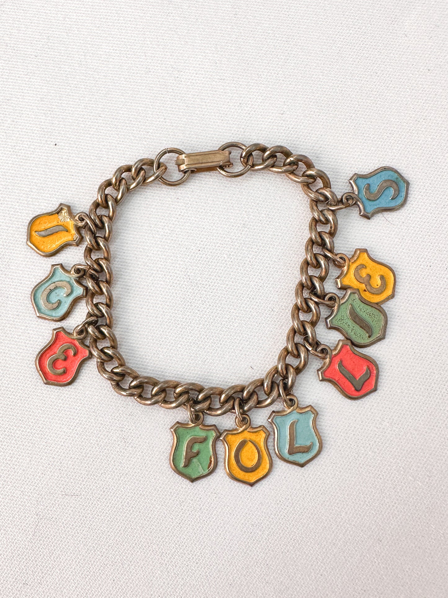 1950s ICE FOLLIES Charm Bracelet