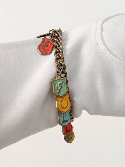 1950s ICE FOLLIES Charm Bracelet