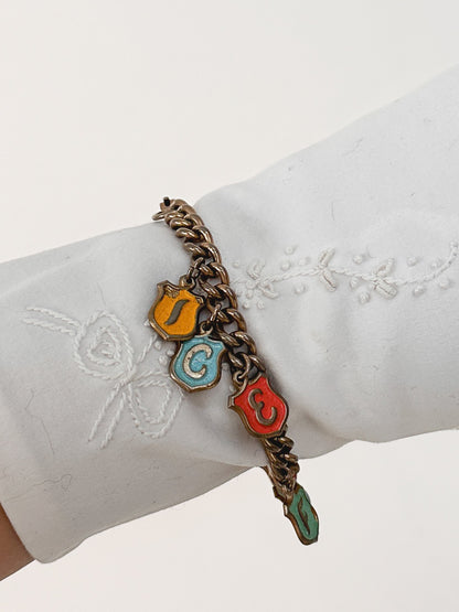 1950s ICE FOLLIES Charm Bracelet