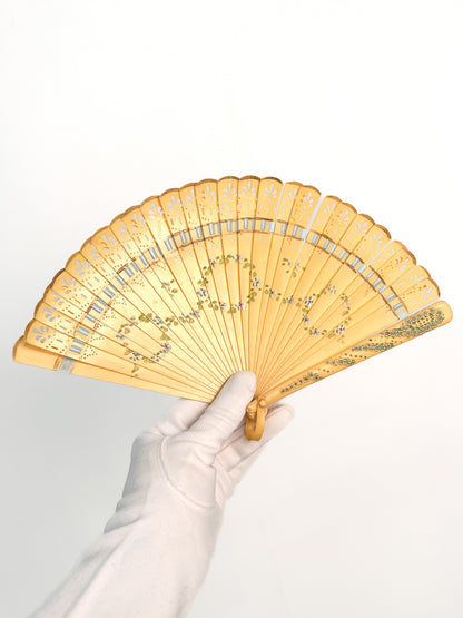 Late 1800s Antique Celluloid Hand Fan