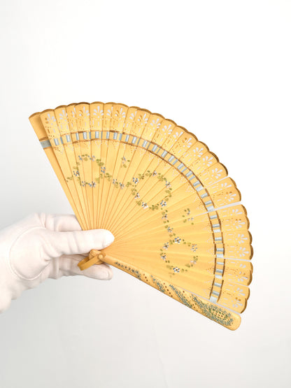 Late 1800s Antique Celluloid Hand Fan