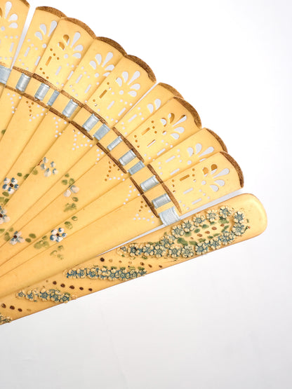 Late 1800s Antique Celluloid Hand Fan