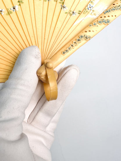 Late 1800s Antique Celluloid Hand Fan