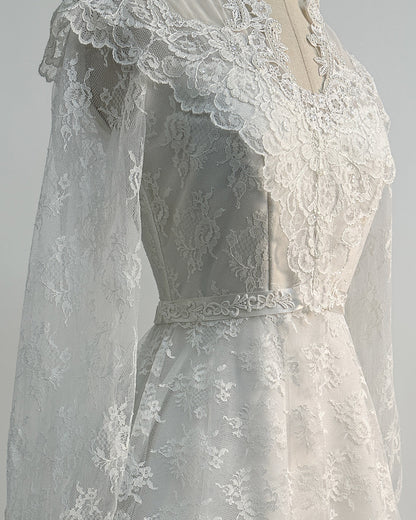 1970s 'The Eternal Vow' Wedding Gown / X-Small