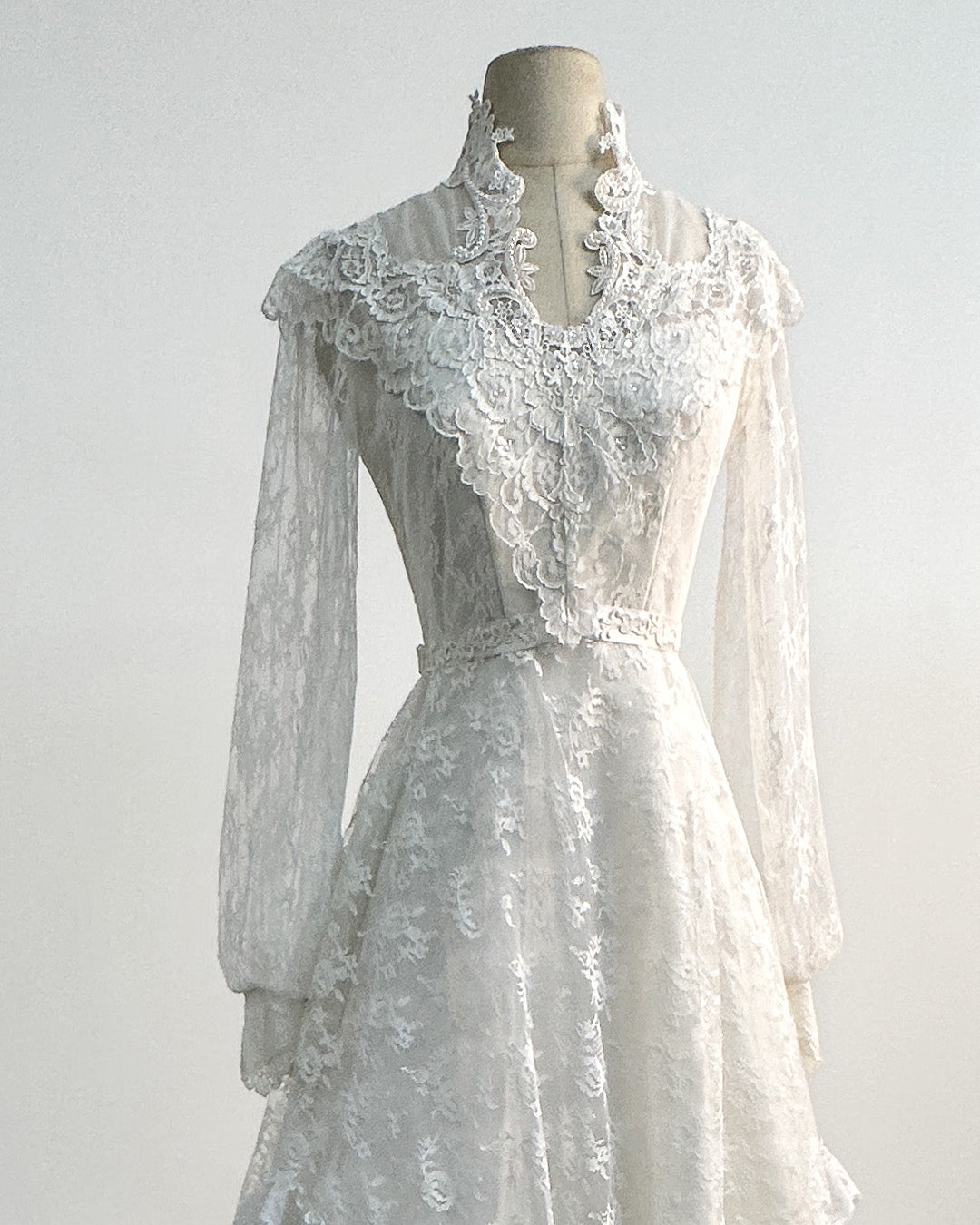 1970s 'The Eternal Vow' Wedding Gown / X-Small