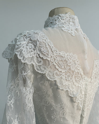 1970s 'The Eternal Vow' Wedding Gown / X-Small