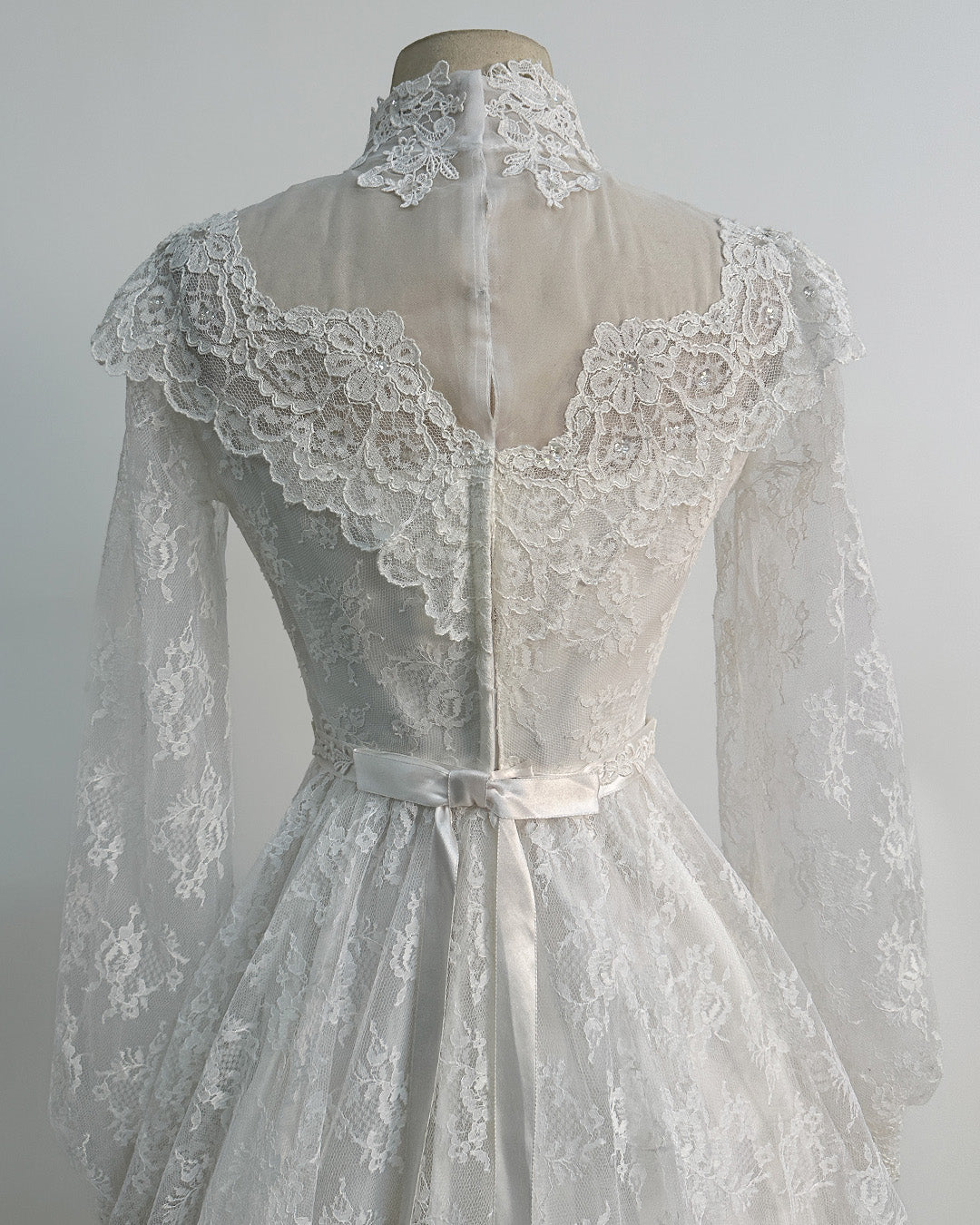 1970s 'The Eternal Vow' Wedding Gown / X-Small