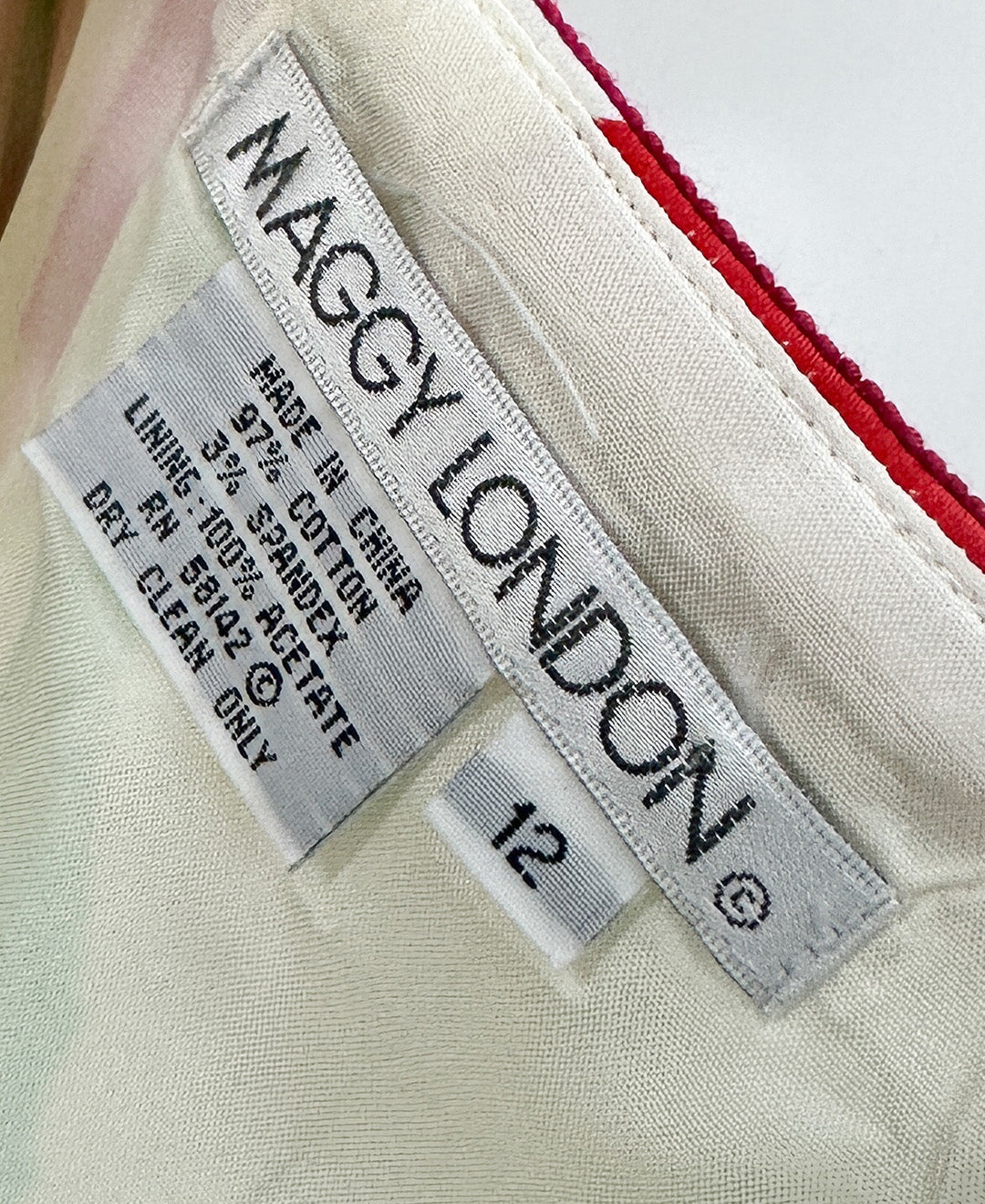 2000s Bright Tulip Cotton Sundress / Waist 34