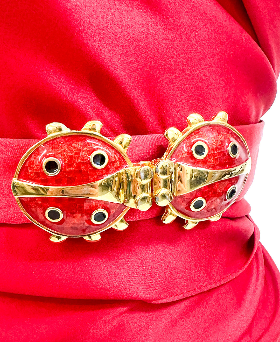 1990s Ladybug Belt Buckle