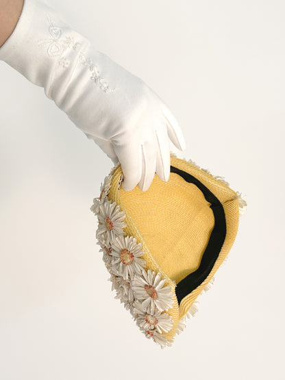 1940s Sunny Daisy Fascinator / One Size