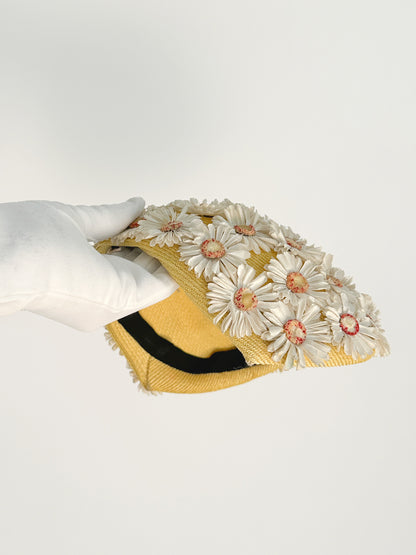 1940s Sunny Daisy Fascinator / One Size