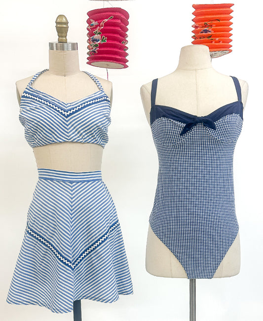 1940s Two-Piece Day Set / Waist 26