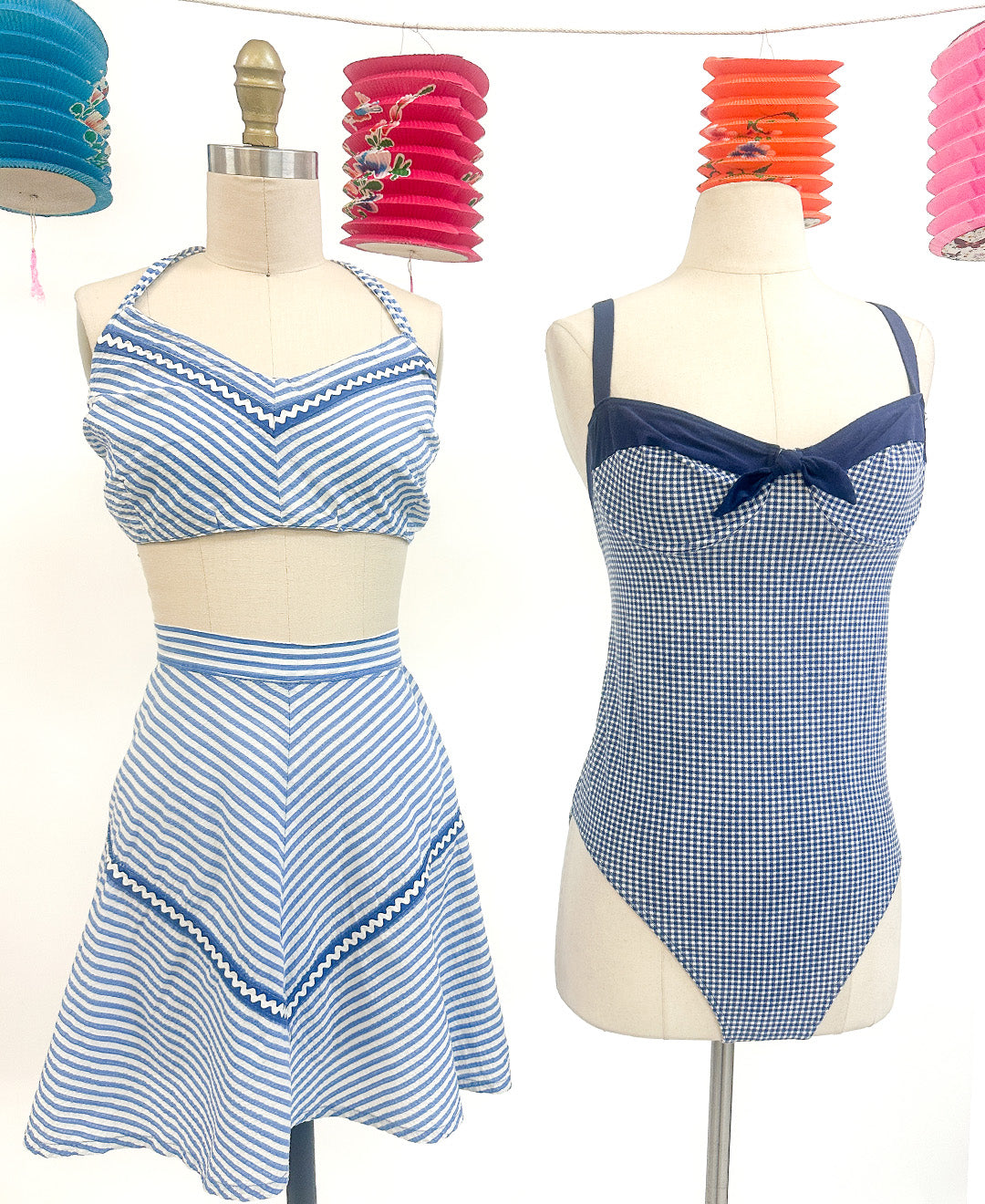 1990s Gingham Bodysuit