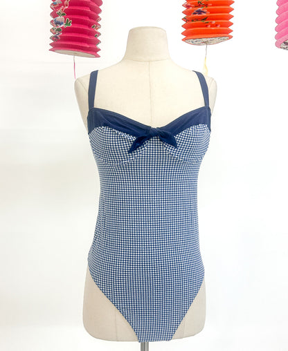 1990s Gingham Bodysuit
