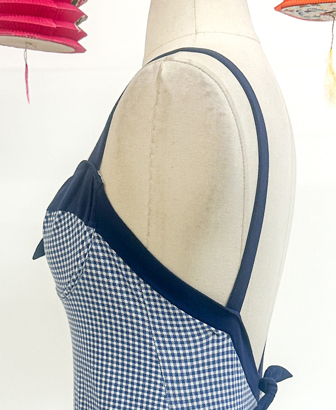 1990s Gingham Bodysuit