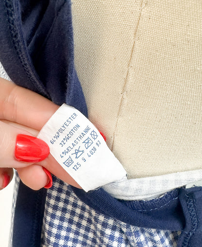 1990s Gingham Bodysuit
