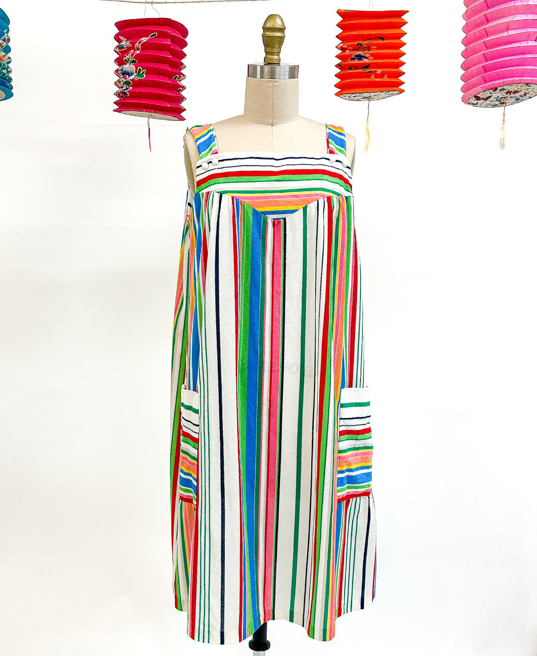 1960s Terry Cloth Swim Suit Cover-up