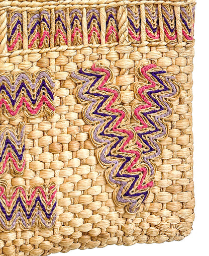 1960s' Straw 'EV' Beach Tote