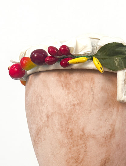 1950s Faux Fruit Fascinator