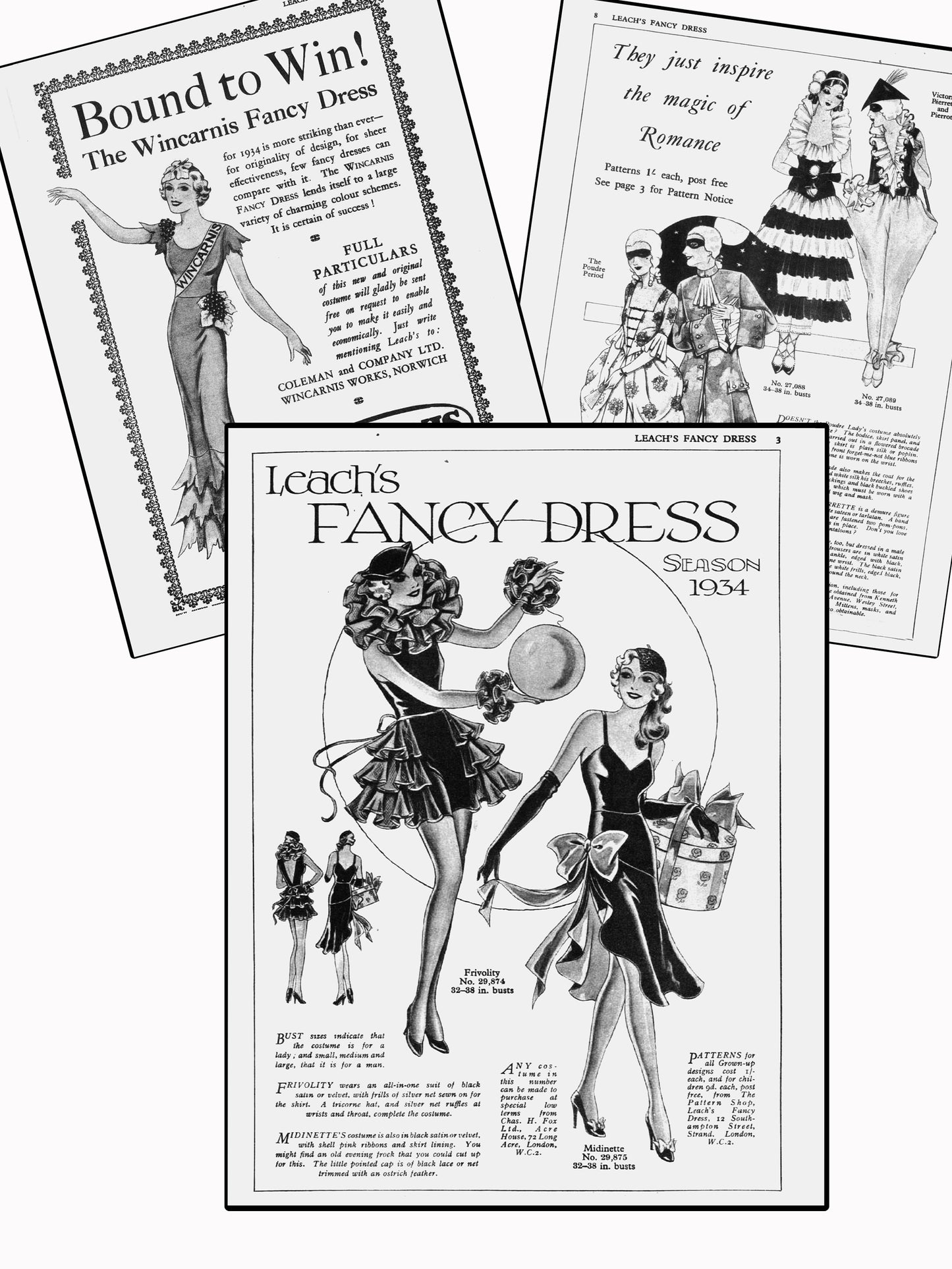 FREE 1930s Leach's Fancy Dress Magazine - PDF Download
