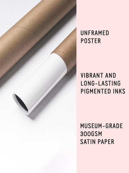 Vintage 1920s Fashion Illustration Poster - Floréal