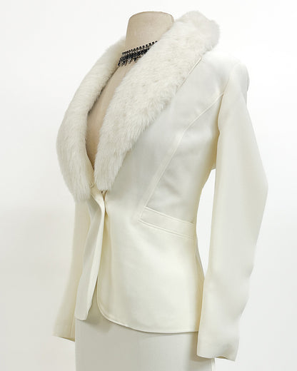 1980s 'The White Russian' Suit / Medium