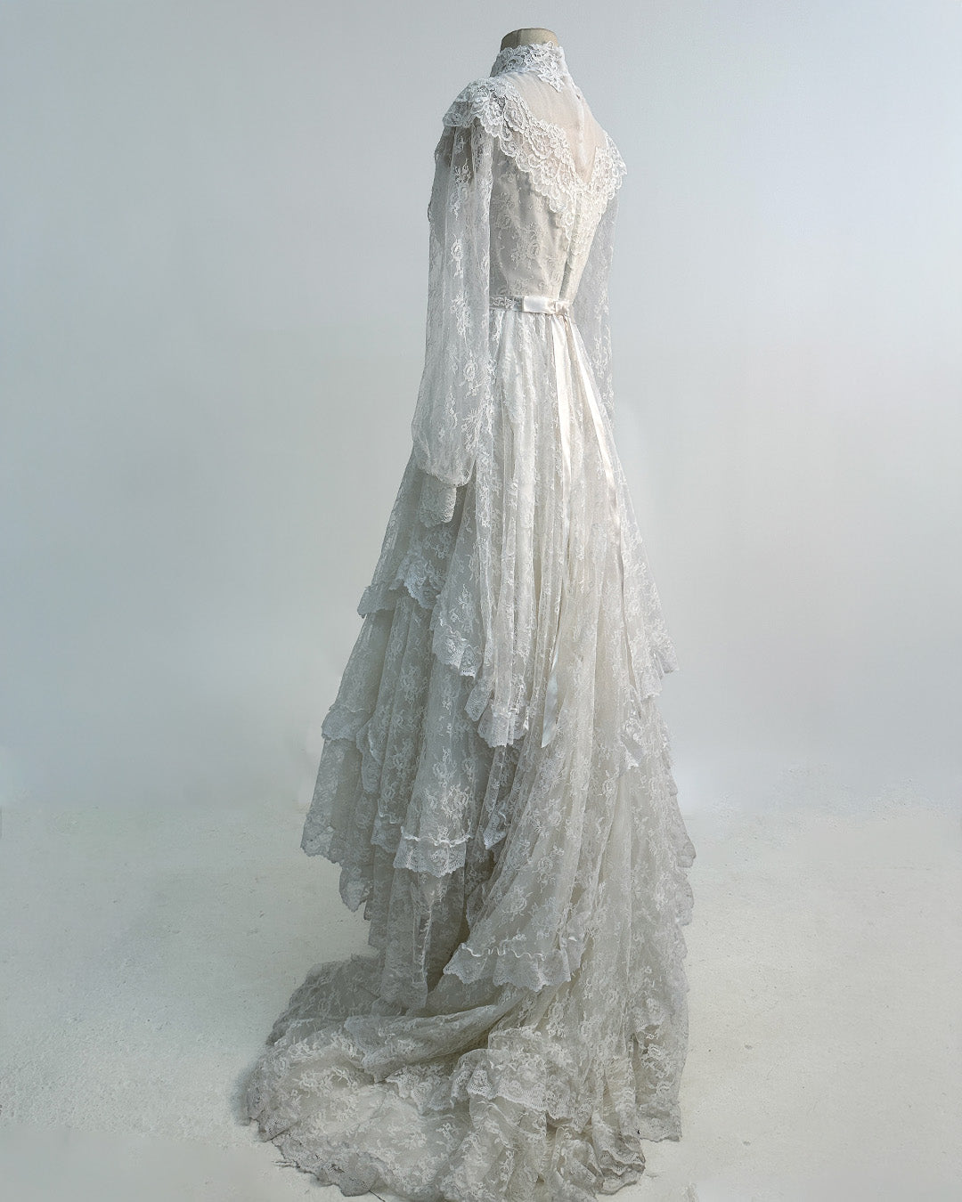 1970s 'The Eternal Vow' Wedding Gown / X-Small