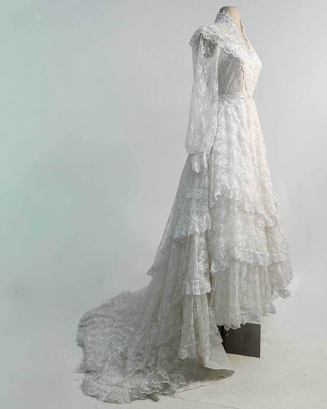 1970s 'The Eternal Vow' Wedding Gown / X-Small